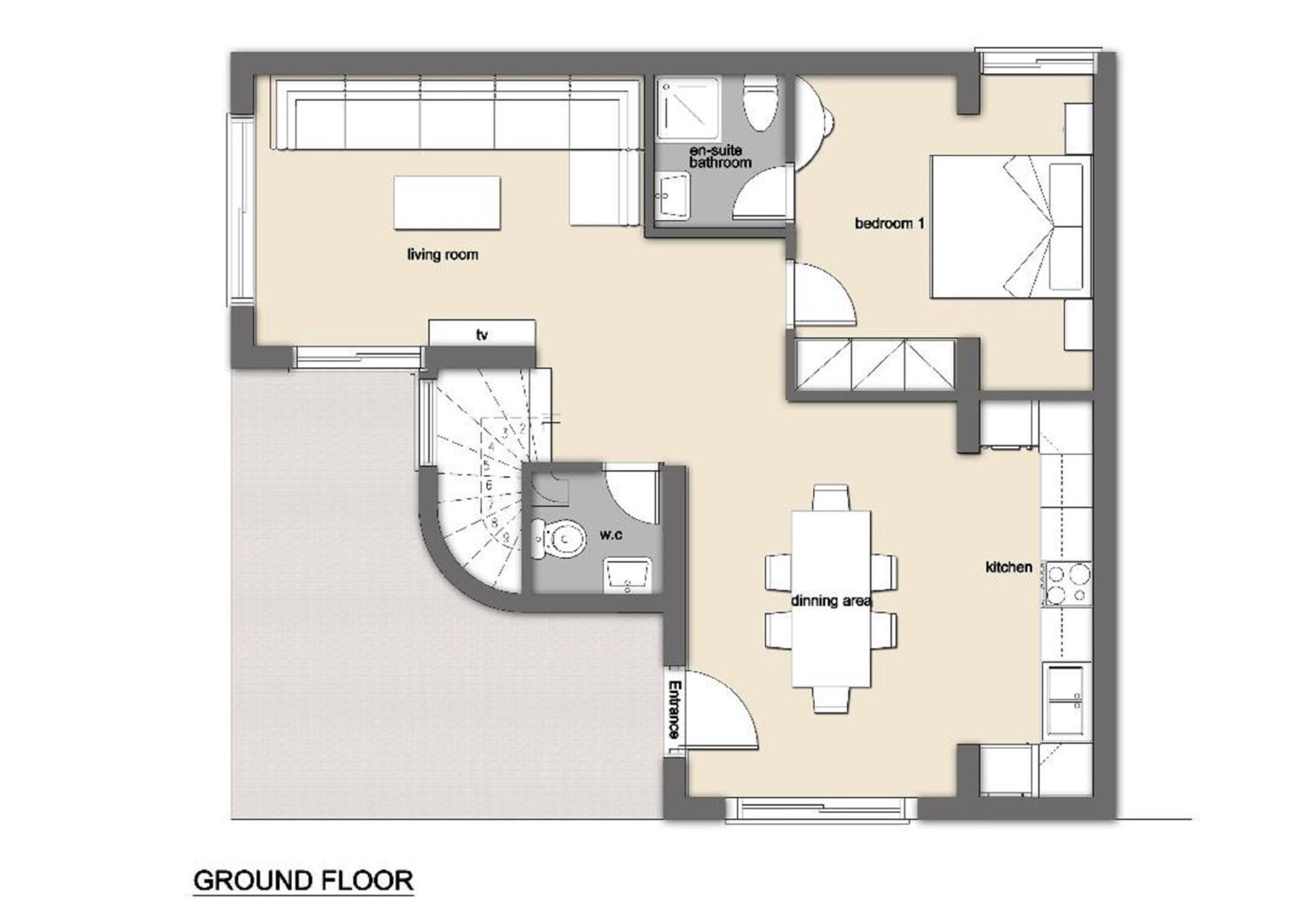 Hill & Sea View Villas Kolýmbia Eksteriør bilde
