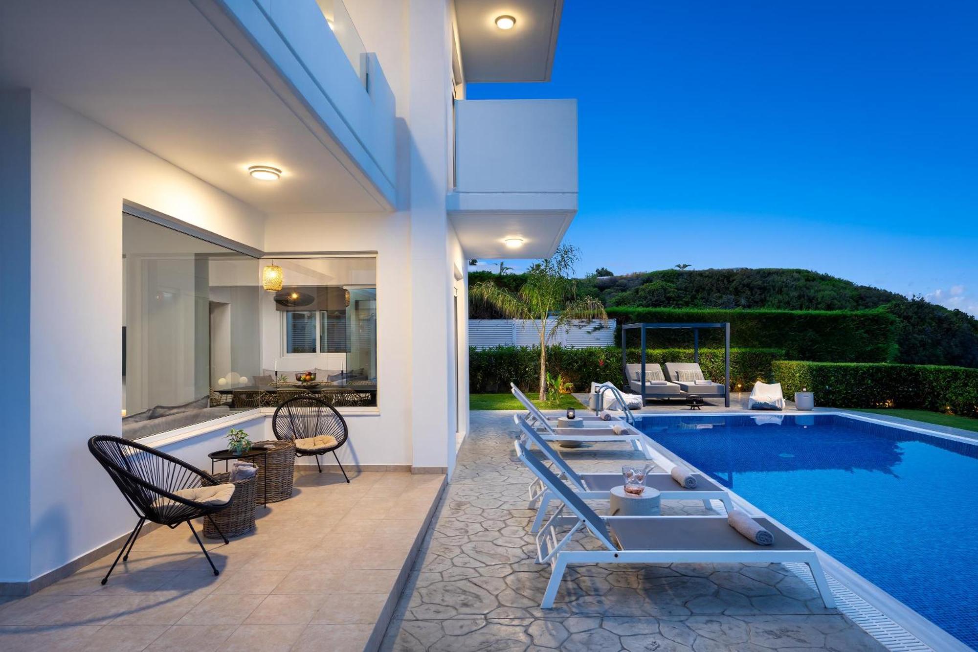 Hill & Sea View Villas Kolýmbia Eksteriør bilde