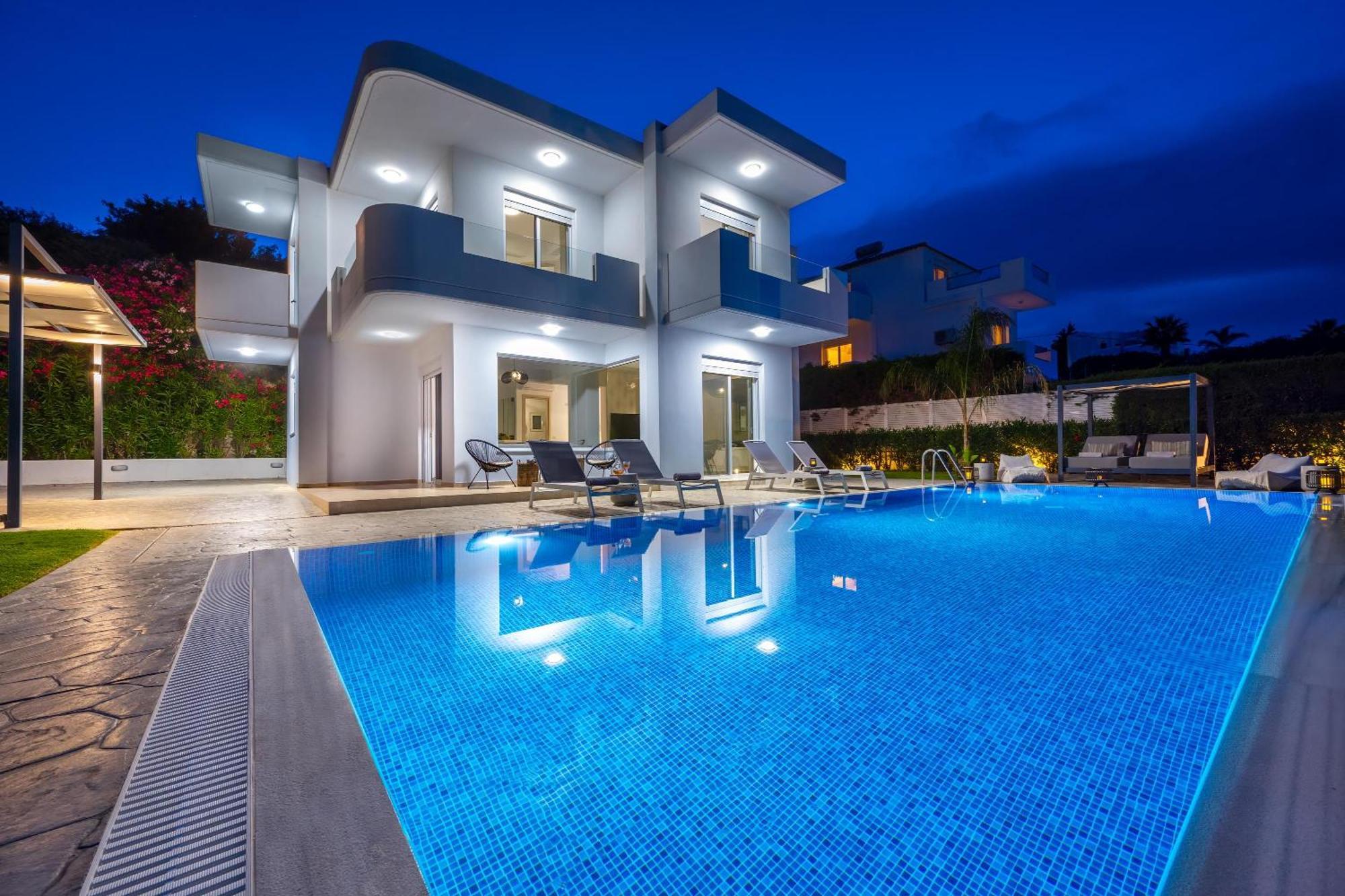 Hill & Sea View Villas Kolýmbia Eksteriør bilde